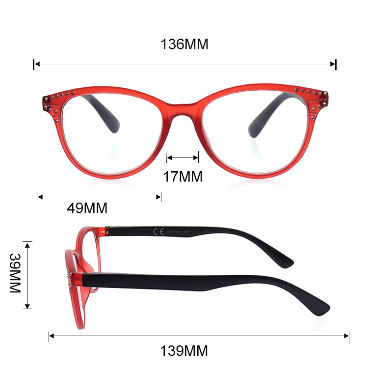 Moda Anti rayos azules Gafas de lectura LR-P4598