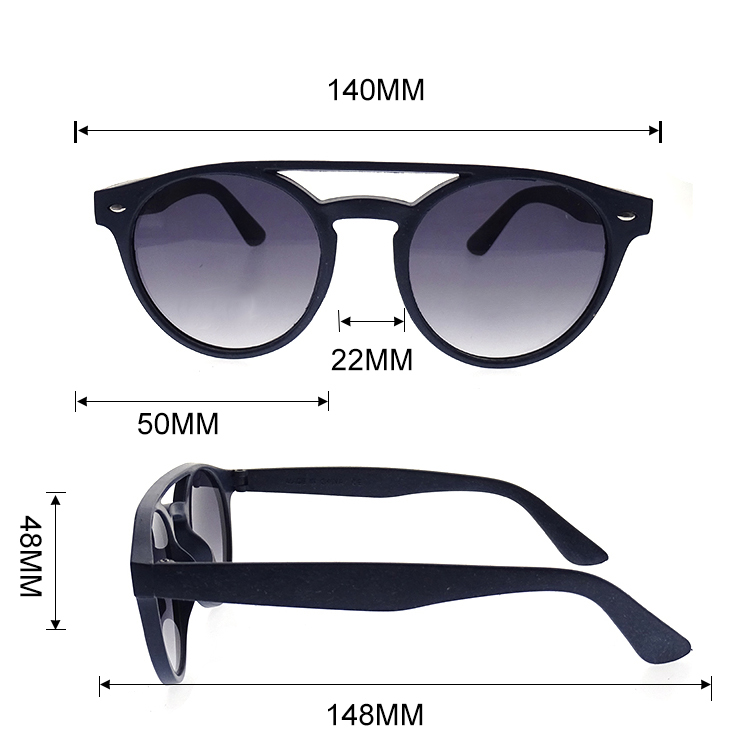 Moda Moderna Marco de plástico Calidad Gafas de sol de luz polarizada LS-P1159
