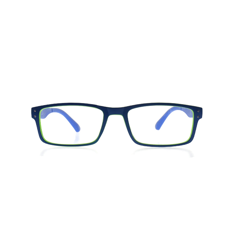 Marco azul Eyewear óptico anti azul claro gafas de lectura vidrios lr-p4880