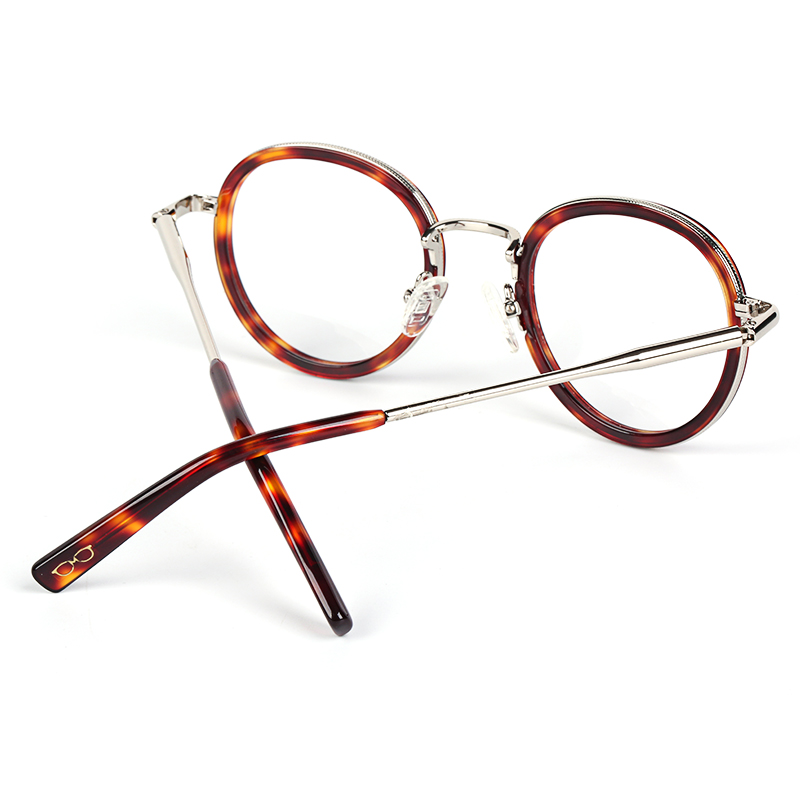 Venta al por mayor, nuevo diseño, gafas de bloqueo de luz azul, gafas, gafas, monturas ópticas de Metal a la moda EM2923