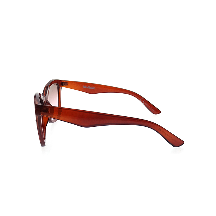 Lentes cuadradas de plástico grande rojo marco rojo gafas de sol gafas de sol LS-P814