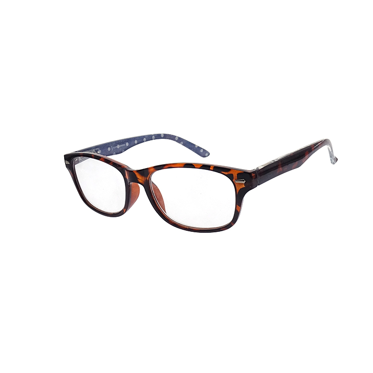 Gafas de lectura con bisagra de resorte de ajuste estándar, gafas de lector para mujer, gafas de lectura de plástico con logotipo personalizado, LR-M1631