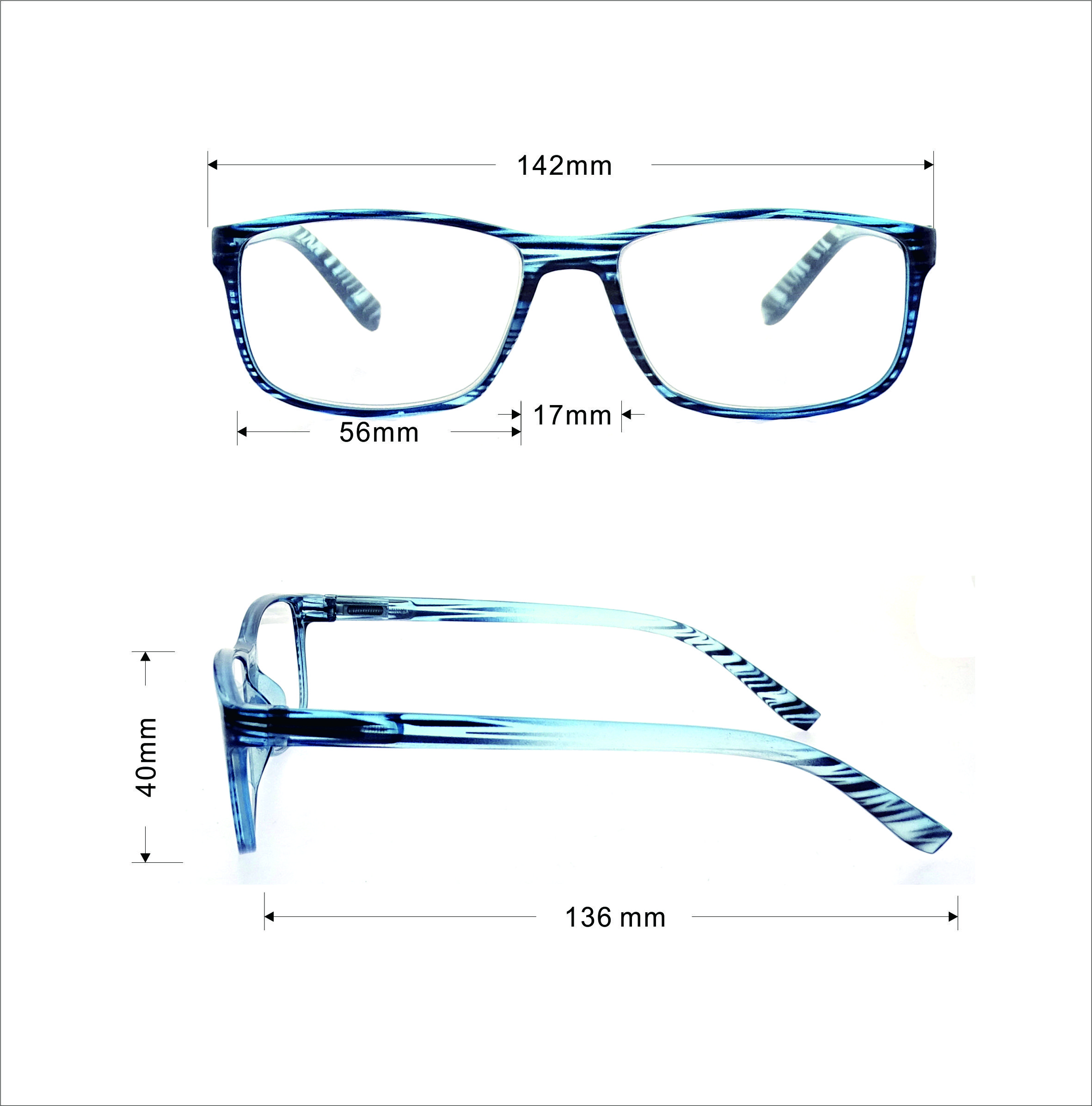 Marco óptico circular de gafas de alta calidad para ocio LR-P5619
