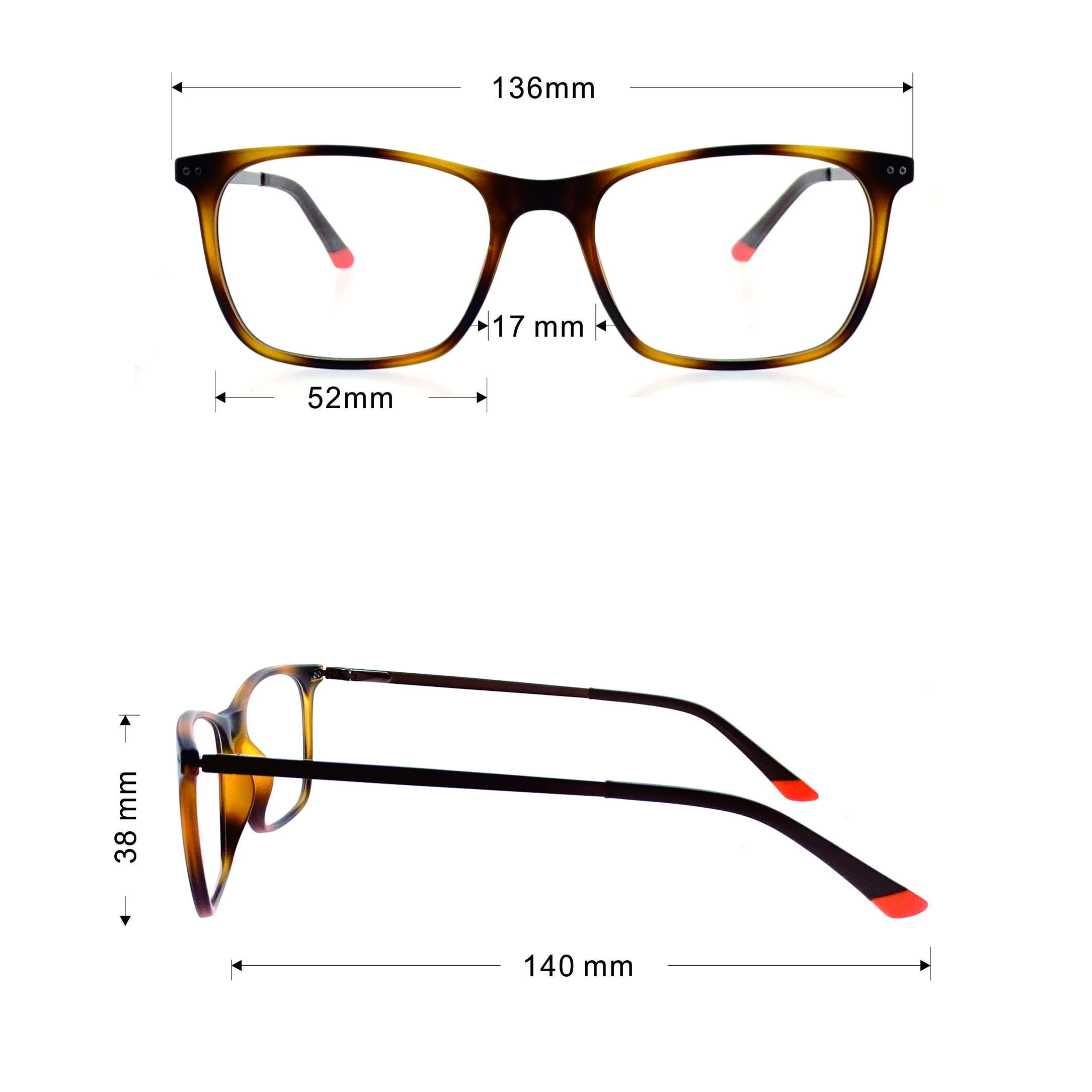 Excelente calidad TR anteojos marcos ópticos vintage anteojos marcos unisex LO-OT464