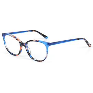 Gafas de ordenador cuadradas clásicas para hombre, gafas con bloqueo de luz azul, montura de gafas ópticas de acetato EM2910