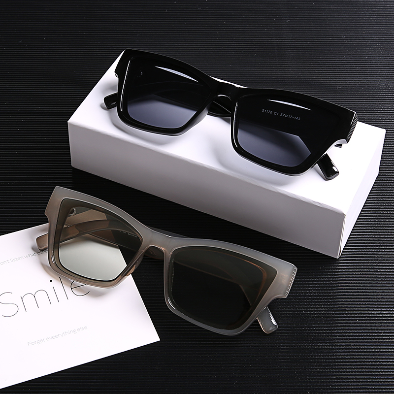 Moda más barato Vintage cuadrado UV400 Oculos gafas de sol para mujeres hombres LS-P7896