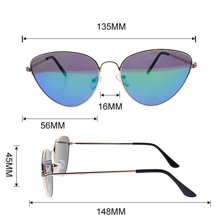 Gafas de sol de gatos de lujo baratos de alta calidad para hombres y mujeres LS-M106