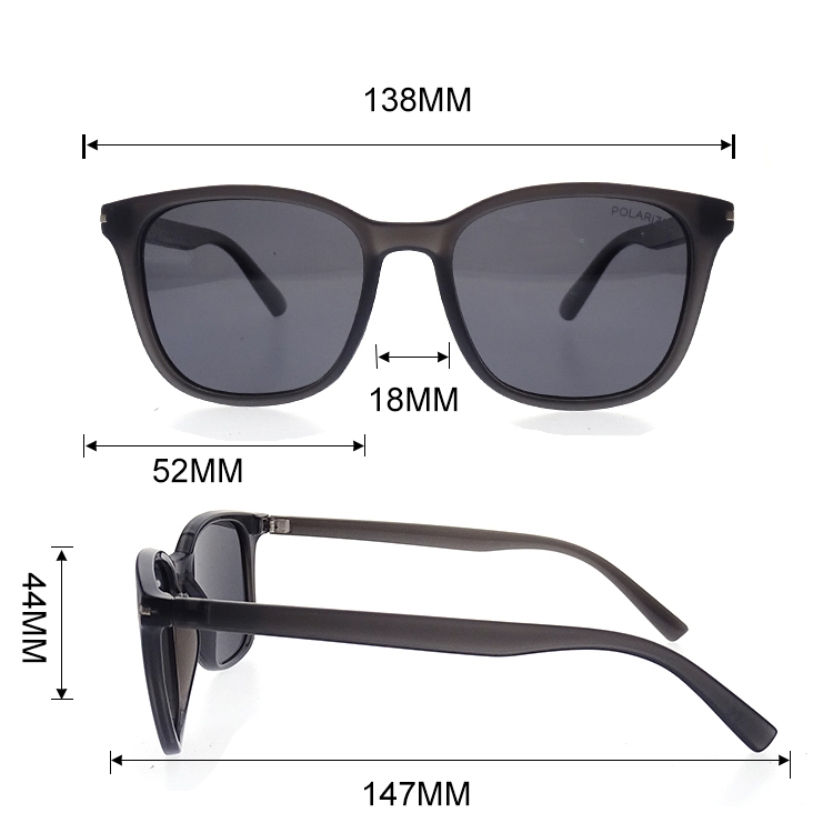 Gafas de sol cuadradas grandes Venta en la moda en Internet Gafas de sol de PC de gama alta LS-P656