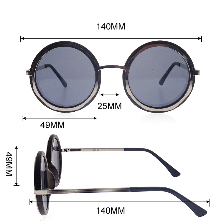 Forma clásica de alta calidad de PC Gafas de sol elegantes LS-P1299